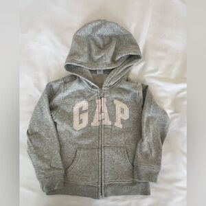 GAP Kids Light Gray Zip-Up Hoodie
